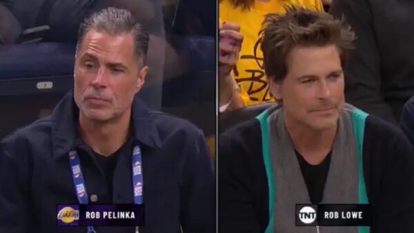 Rob Lowe and Rob Pelinka