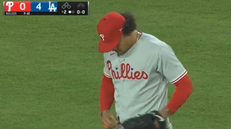 Taijuan Walker in his Phillies uniform