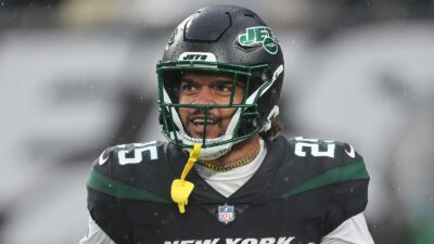 Ty Johnson with the Jets