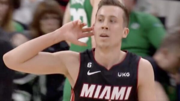 Duncan Robinson taunts Celtics fans