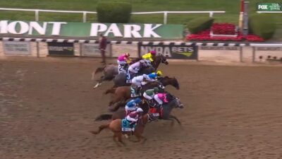 Horses in a race