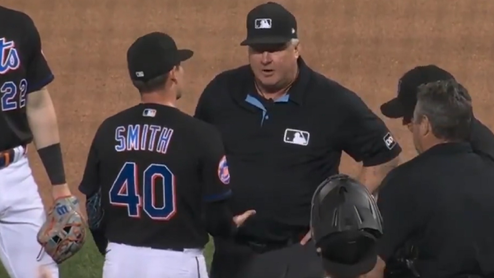 Mets reliever Drew Smith ejected from Subway Series game vs