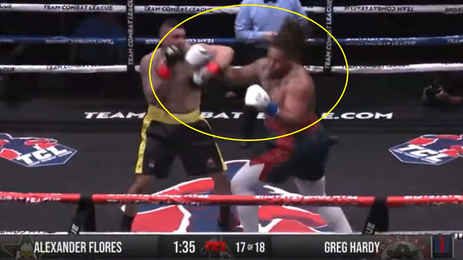 Greg Hardy Gets Knocked Out During Latest Boxing Match