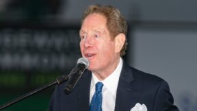 John Sterling making a speech