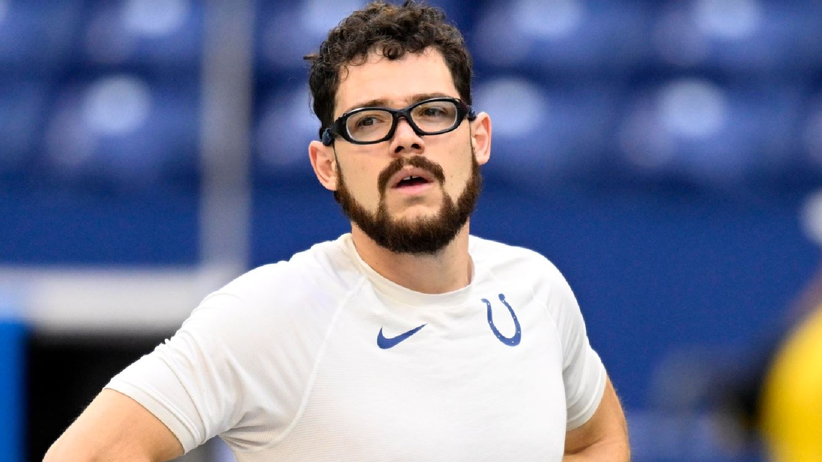 Indianapolis Colts' Rodrigo Blankenship playing through hip injury