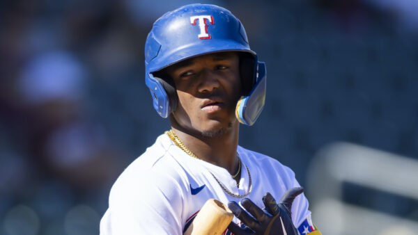 Luisangel Acuna at the plate