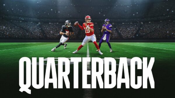 Graphic for Netflix Quarterback show