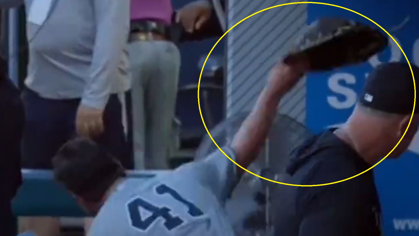 Video: Yankees pitcher takes out his anger on literal fan after rough outing