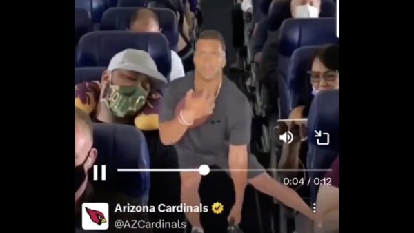 Broncos QB Russell Wilson edited in a troll video from the Cardinals Twitter account