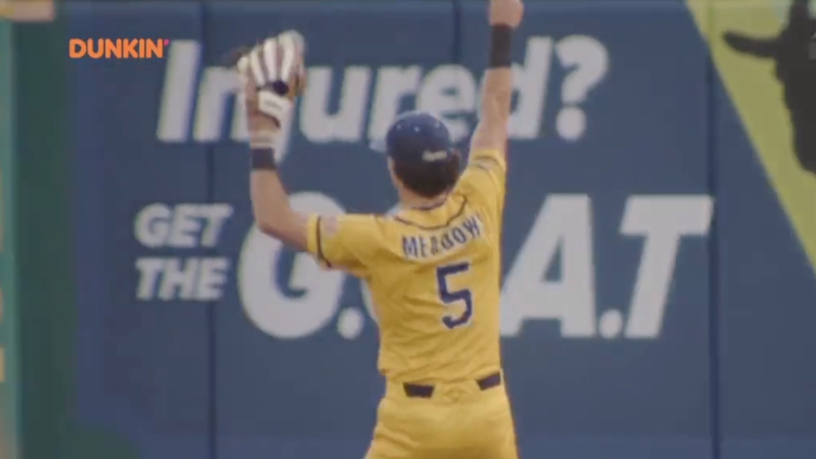 Video: Ex-MLB player makes great catch in Savannah Bananas game