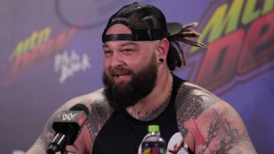 Bray Wyatt with a backward hat