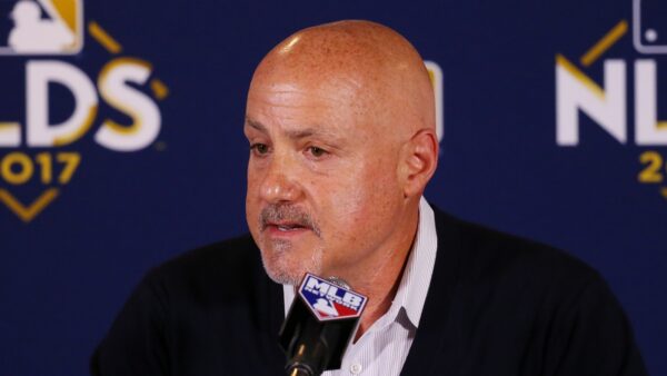 Mike Rizzo at a press conference