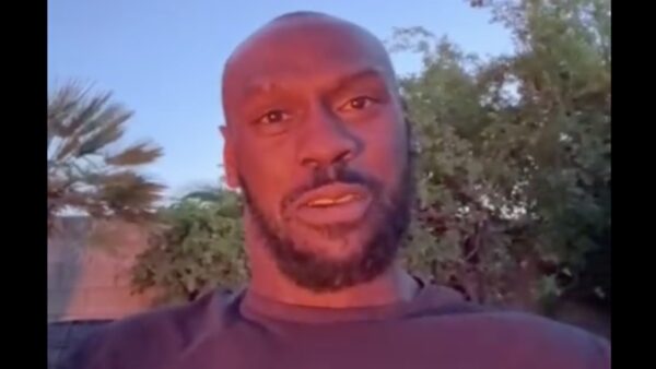 Chandler Jones in a live stream video