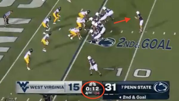 James Franklin has Penn State score a TD in the closing seconds against WVU