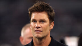 Tom Brady at an NFL game