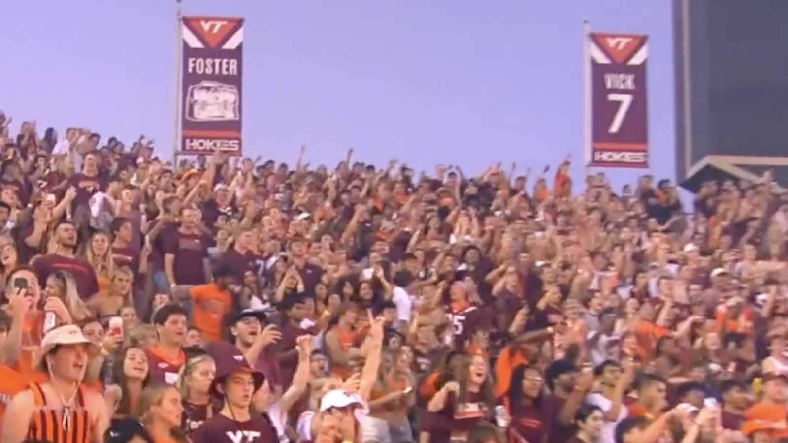 Metallica Gives Support For Virginia Tech's Enter Sandman Intro