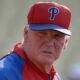 Charlie Manuel in a Phillies hat