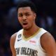 Trey Murphy III in his Pelicans uniform
