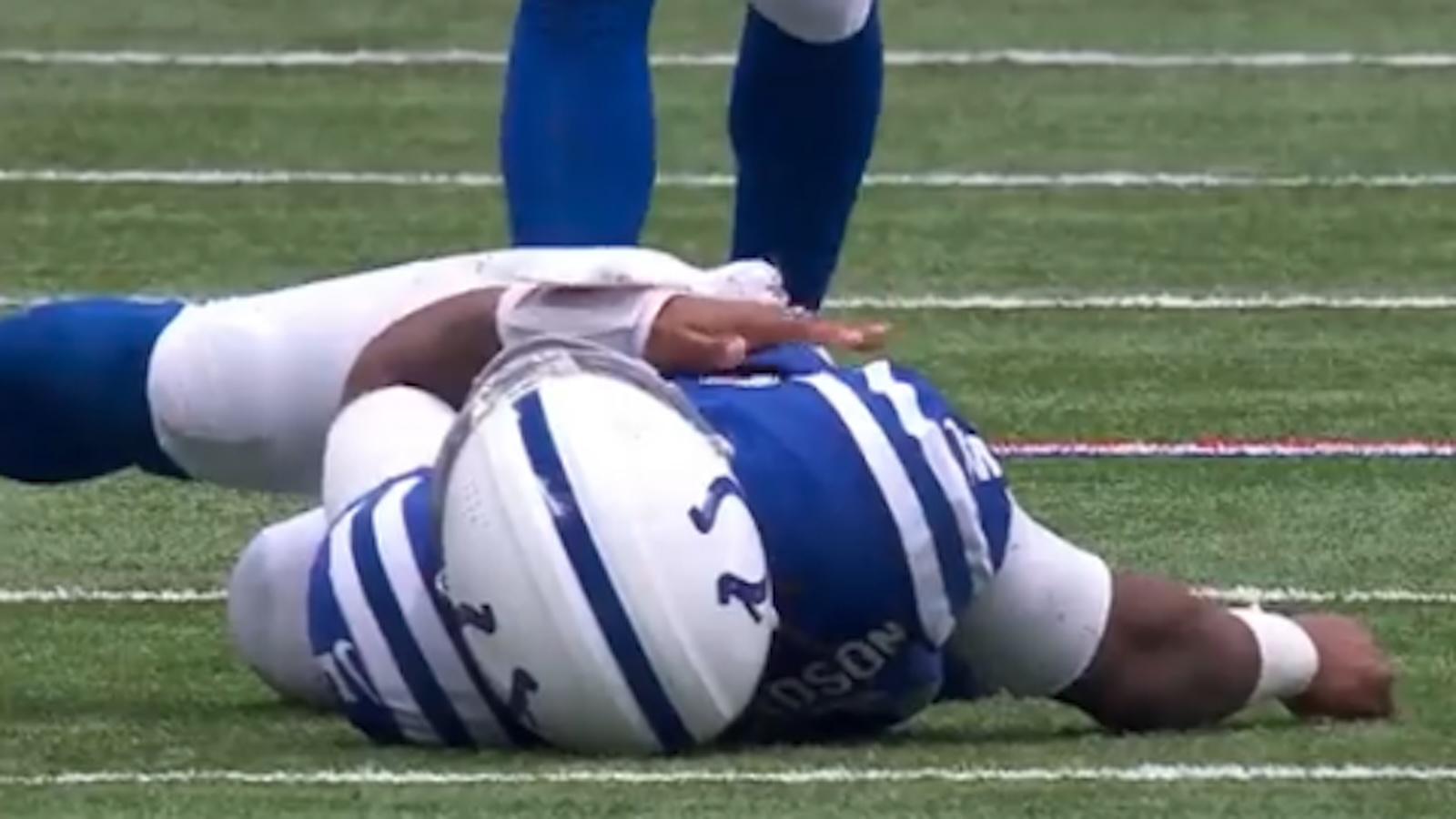 Anthony Richardson injury: Colts QB exits late after big hit in