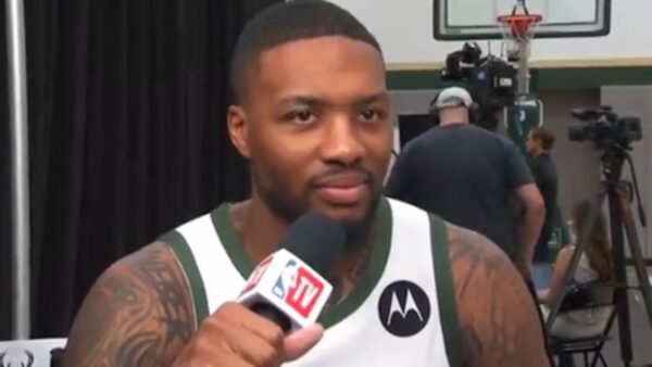 Damian Lillard in an interview