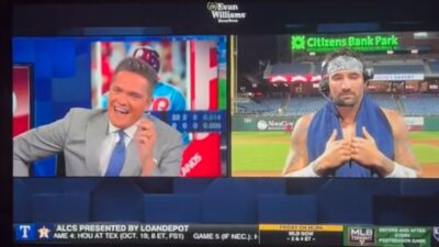 Nick Castellanos in a postgame interview