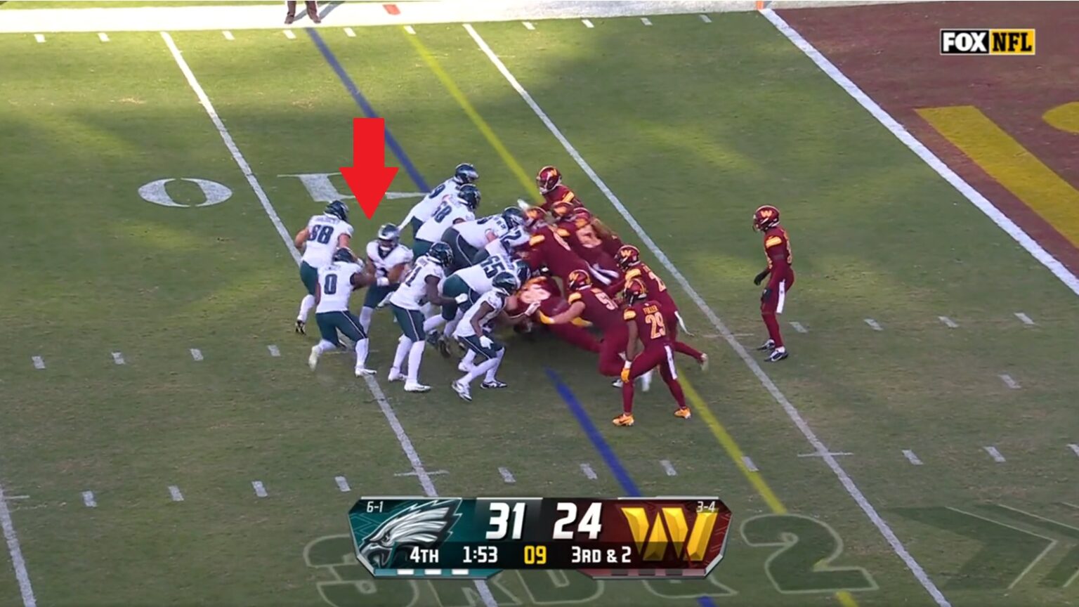 Eagles Completely Fool Commanders With Fake 'tush Push' Play