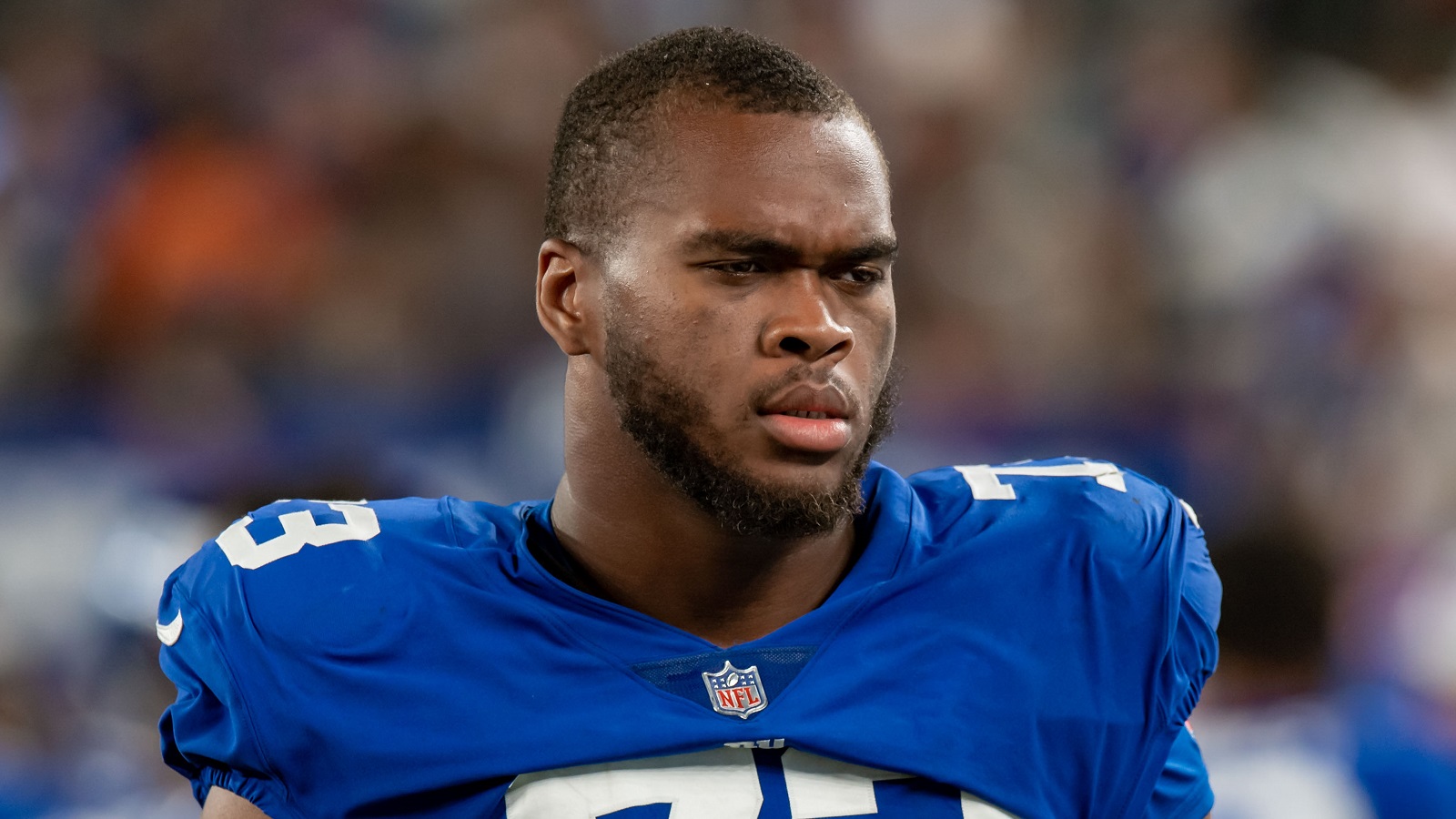 Giants right tackle Evan Neal in concussion protocol