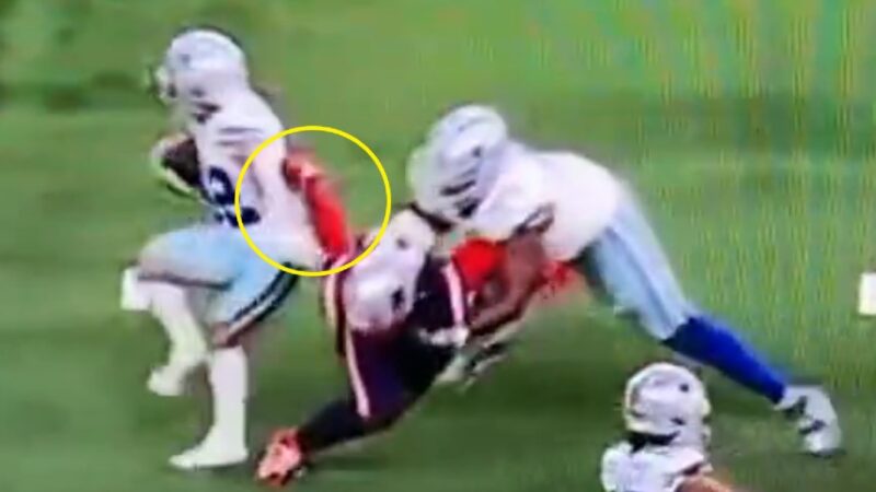 Matthew Judon hurting his arm