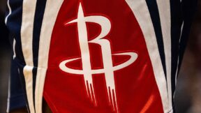 The logo of the Houston Rockets