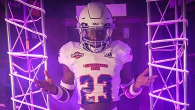 Ronnie Caldwell in Northwestern State gear