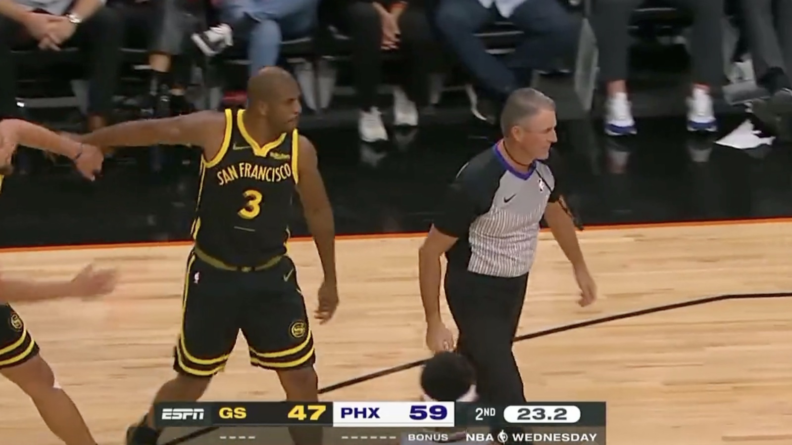 Wild Chris Paul stat in games refereed by Scott Foster goes viral