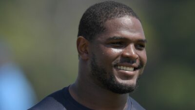 Denzel Perryman on the practice field