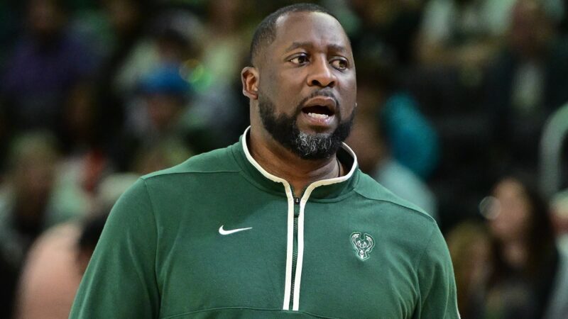 Adrian Griffin in a Bucks pullover