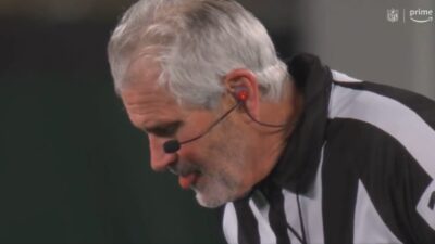 Official Carl Paganelli spitting