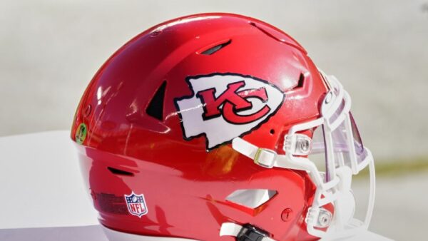 The helmet of the Kansas City Chiefs