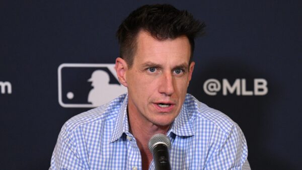 Craig Counsell at a press conference