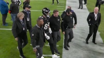 Mark Andrews walking off the field