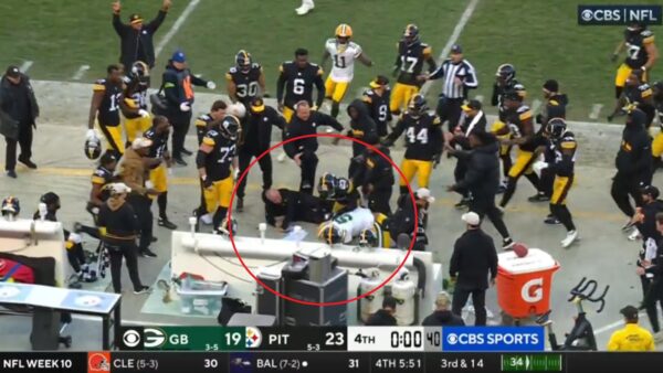 Steelers-Packers brawl
