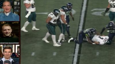 Christian McCaffrey called a play