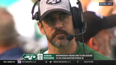 Disgusted Aaron Rodgers
