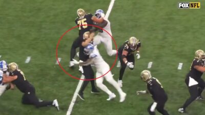 Bruce Irvin delivers a hit