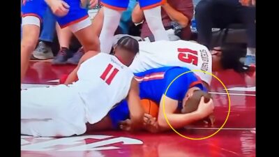 Alex Condon on the ground