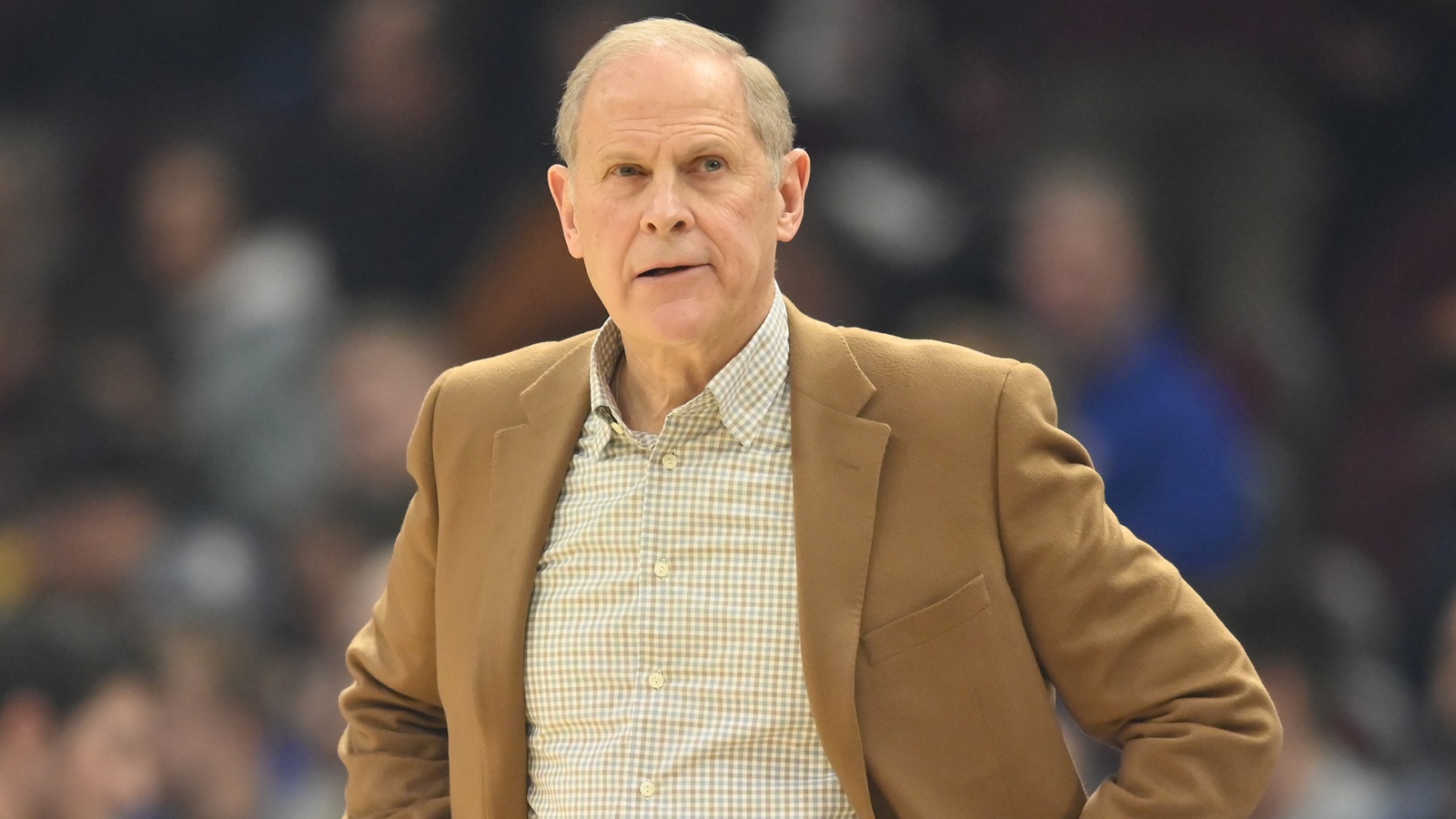 John Beilein coaching a game