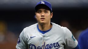 Dodgers star Shohei Ohtani on the field