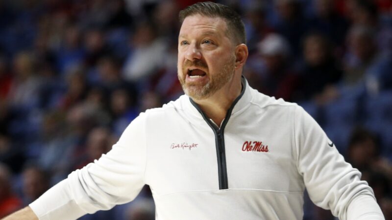 Chris Beard on the sideline