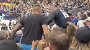 Nikola Jokic's brother punches a fan