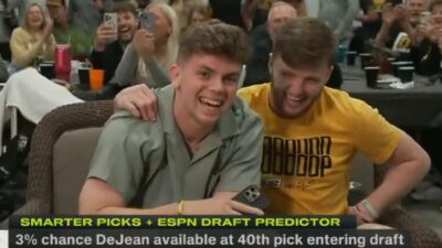 Cooper DeJean smiling