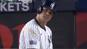 Yankees star Juan Soto looking confused