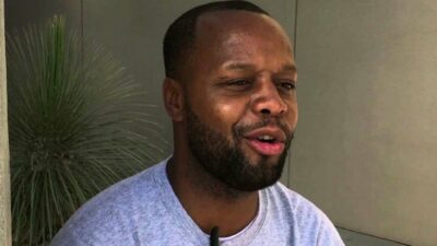 Ruben Douglas smiles