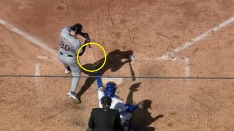 Spencer Torkelson checking his swing